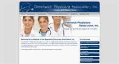 Desktop Screenshot of greenwichphysicians.com